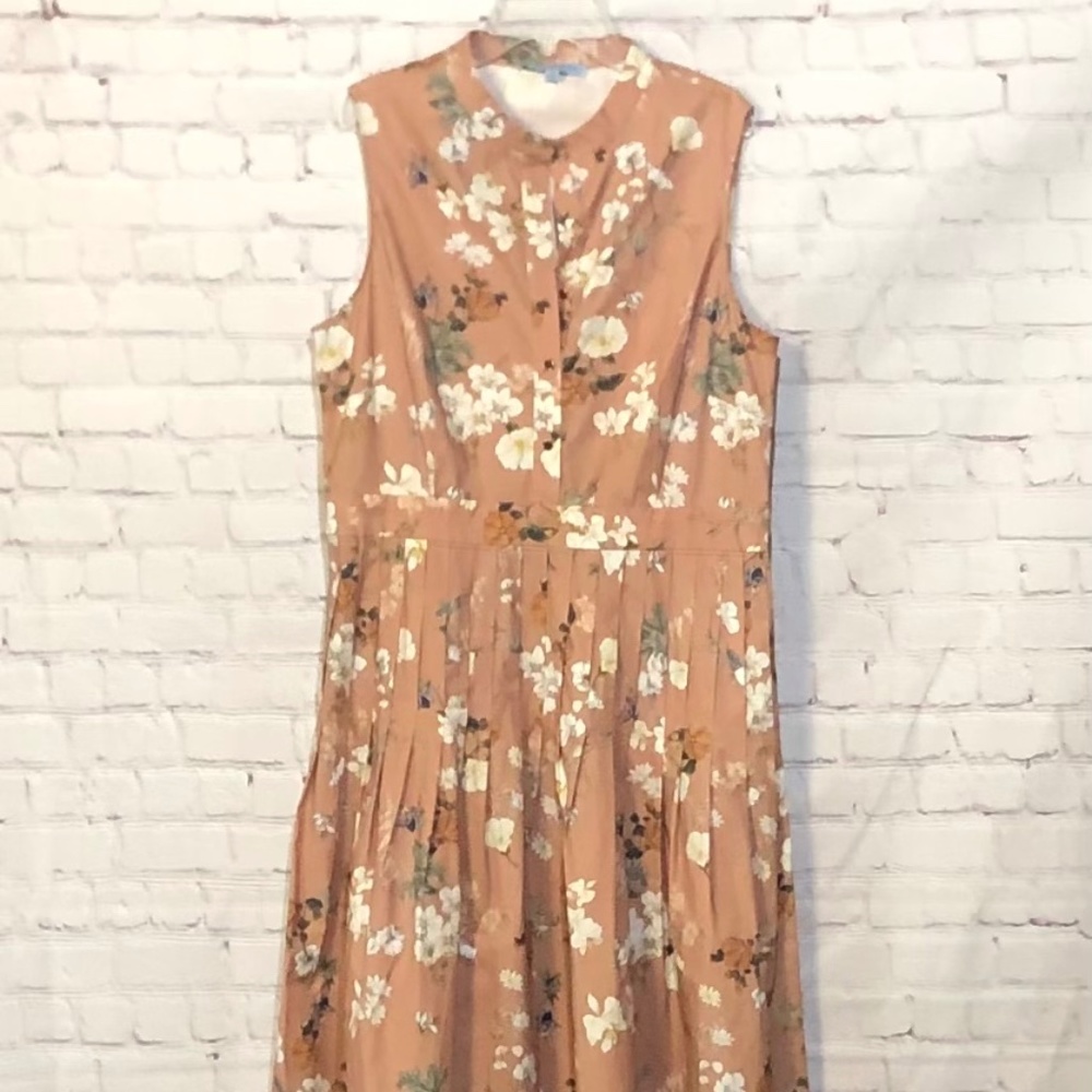 Mauve floral dress